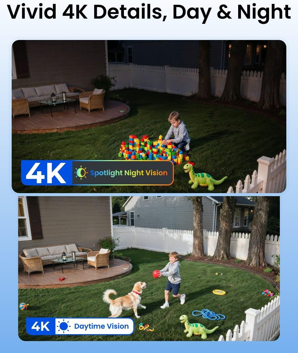 REOLINK 4K Solar Security Cameras Wireless Outdoor System